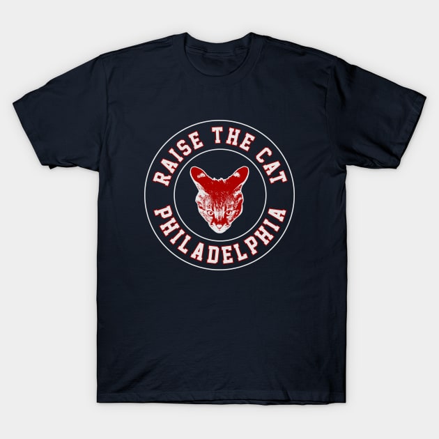 Raise the Cat Logo 1: For Morris Animal Refuge T-Shirt by Center City Threads